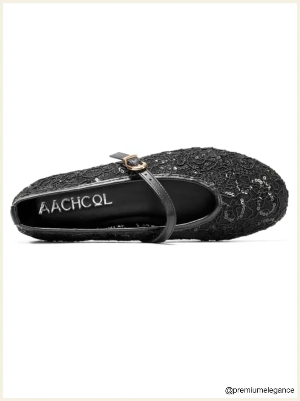 Lace Mesh Ballet Flats Mary Jane Ankle Strap Ballerina Shoes Comfortable Dress